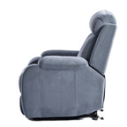 Fauteuil inclinable électrique pour personnes âgées avec télécommande et poche latérale
