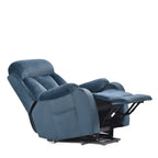Fauteuil inclinable électrique pour personnes âgées avec télécommande et poche latérale