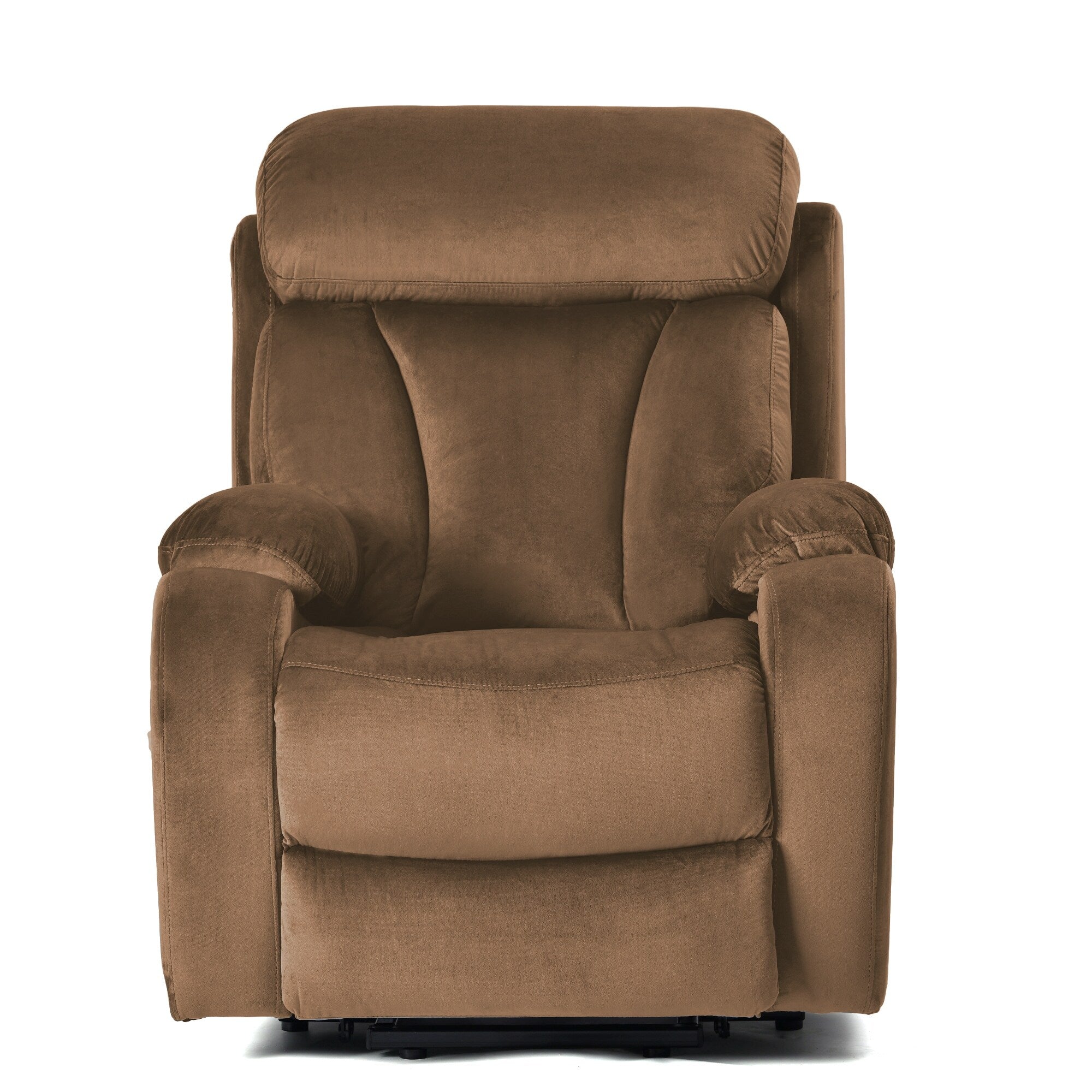 Fauteuil inclinable électrique pour personnes âgées avec télécommande et poche latérale