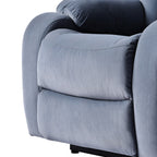 Fauteuil inclinable électrique pour personnes âgées avec télécommande et poche latérale