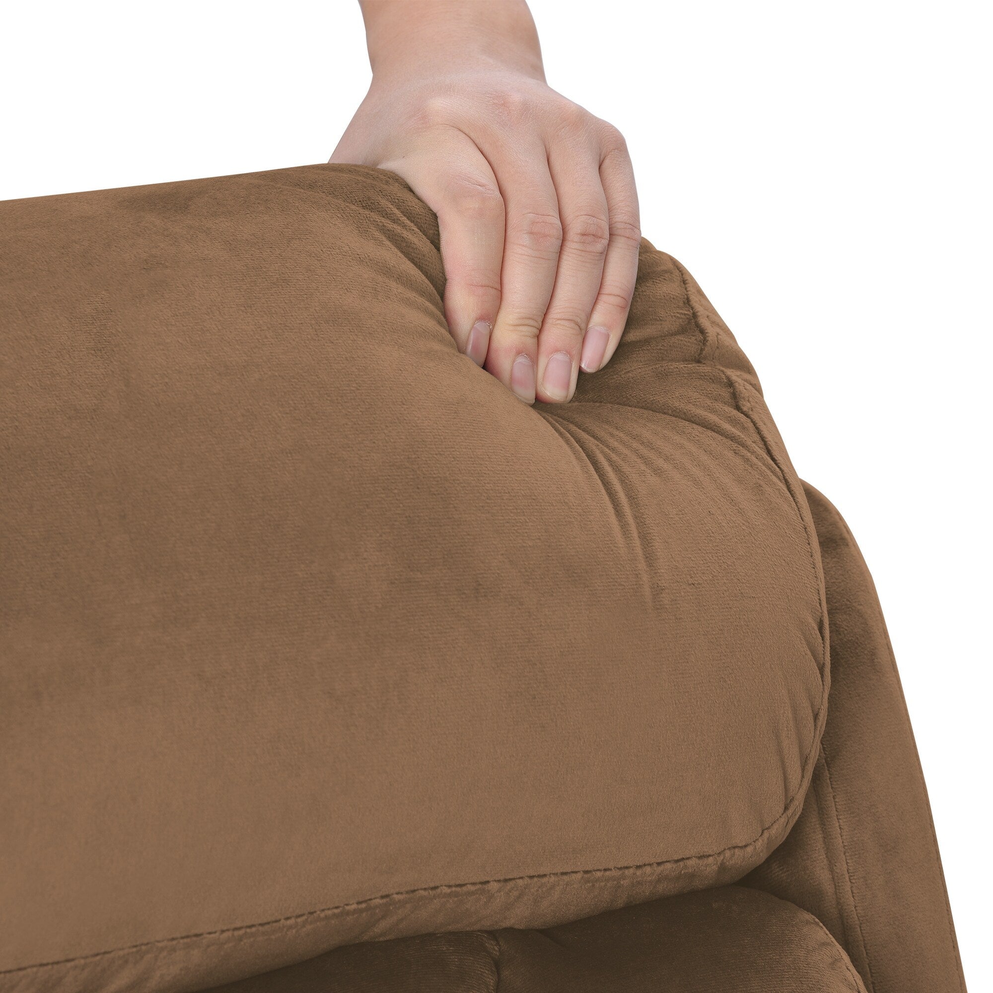 Fauteuil inclinable électrique pour personnes âgées avec télécommande et poche latérale