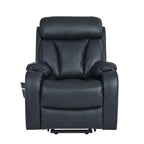 Fauteuil inclinable électrique pour personnes âgées avec télécommande et poche latérale