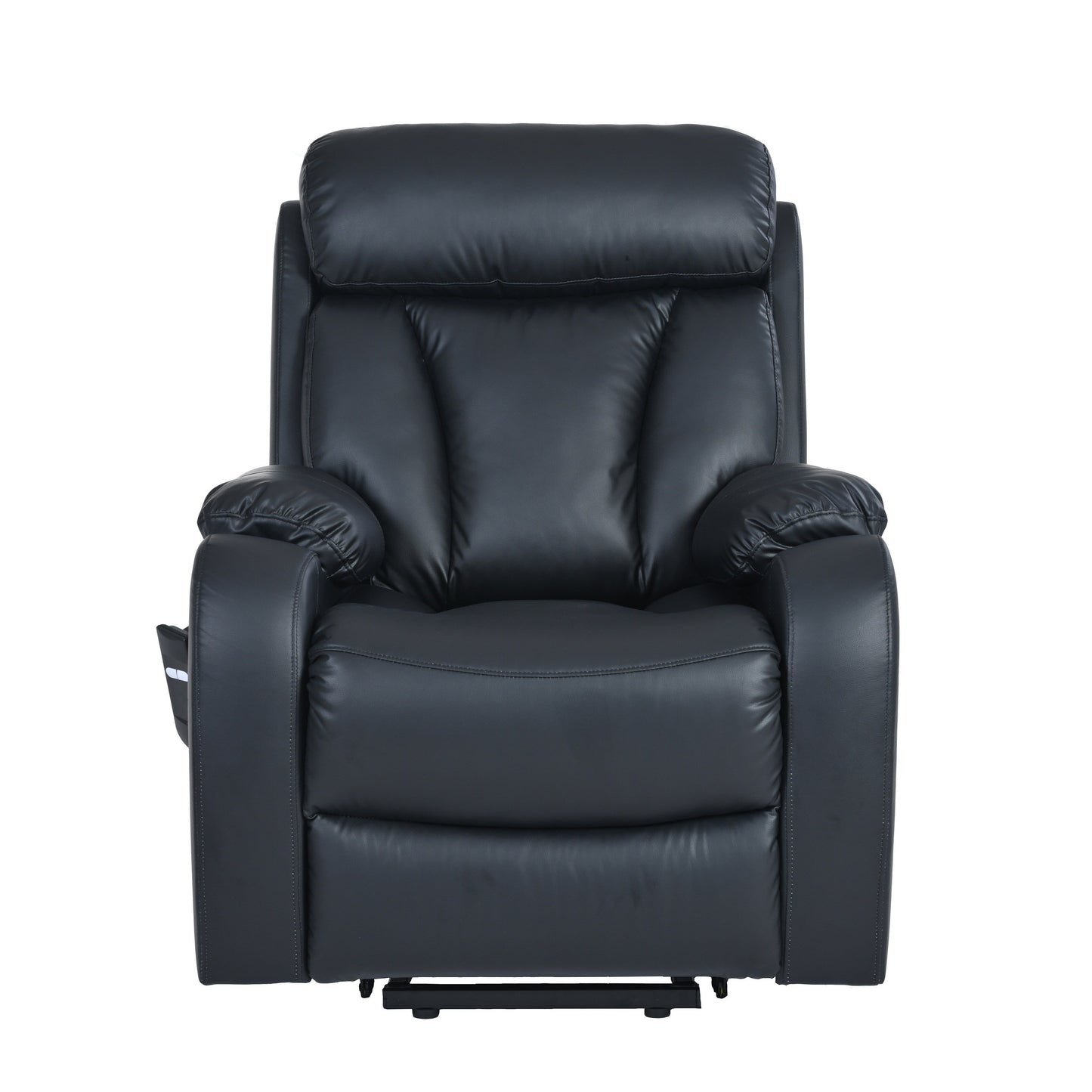 Fauteuil inclinable électrique pour personnes âgées avec télécommande et poche latérale
