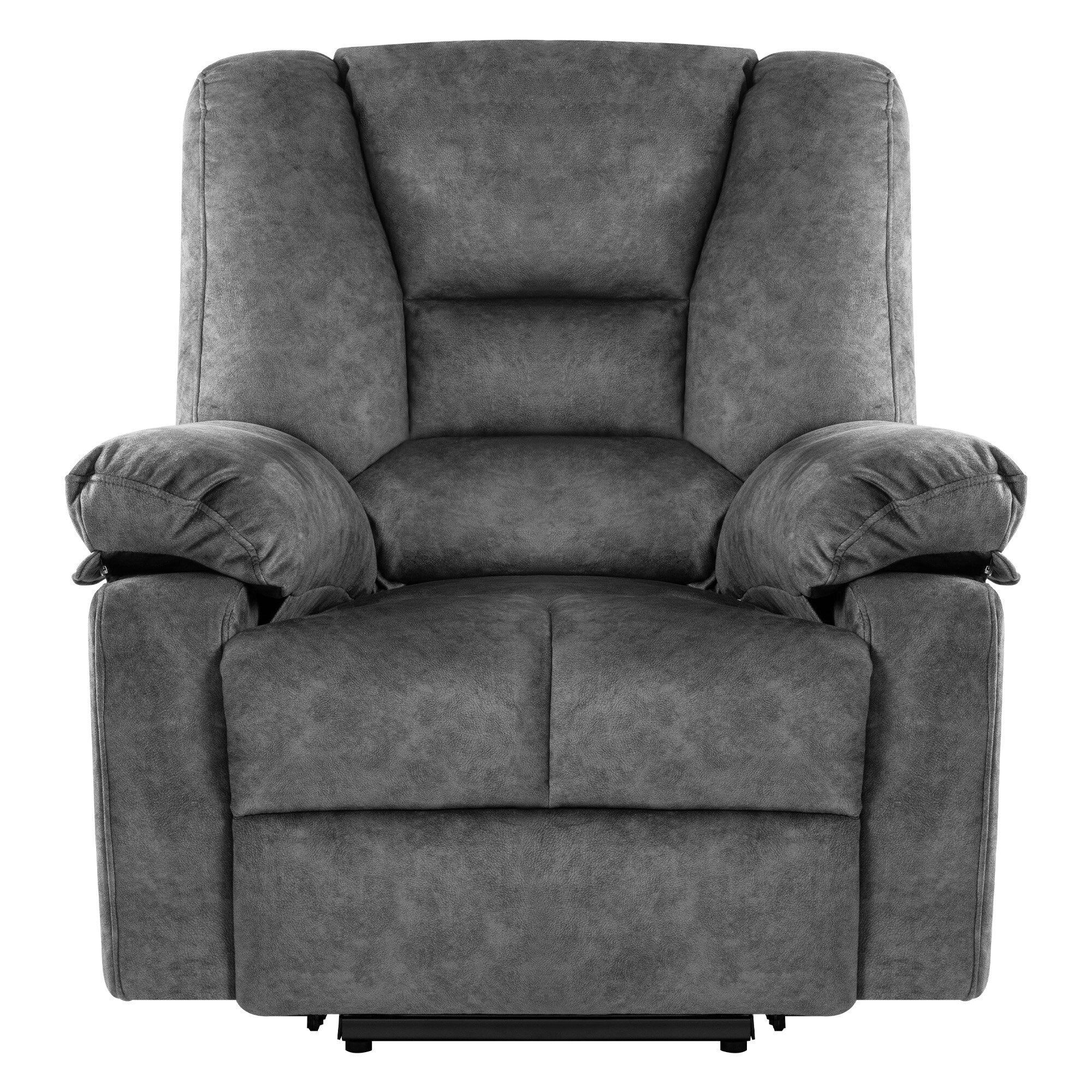 Fauteuil inclinable électrique pour personnes âgées avec massage et chauffage, montage facile, soutien confortable et positions réglables