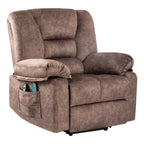 Fauteuil inclinable électrique pour personnes âgées avec massage et chauffage, montage facile, soutien confortable et positions réglables