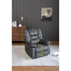 Fauteuil inclinable électrique avec fonction massage et chauffage et port de chargement USB