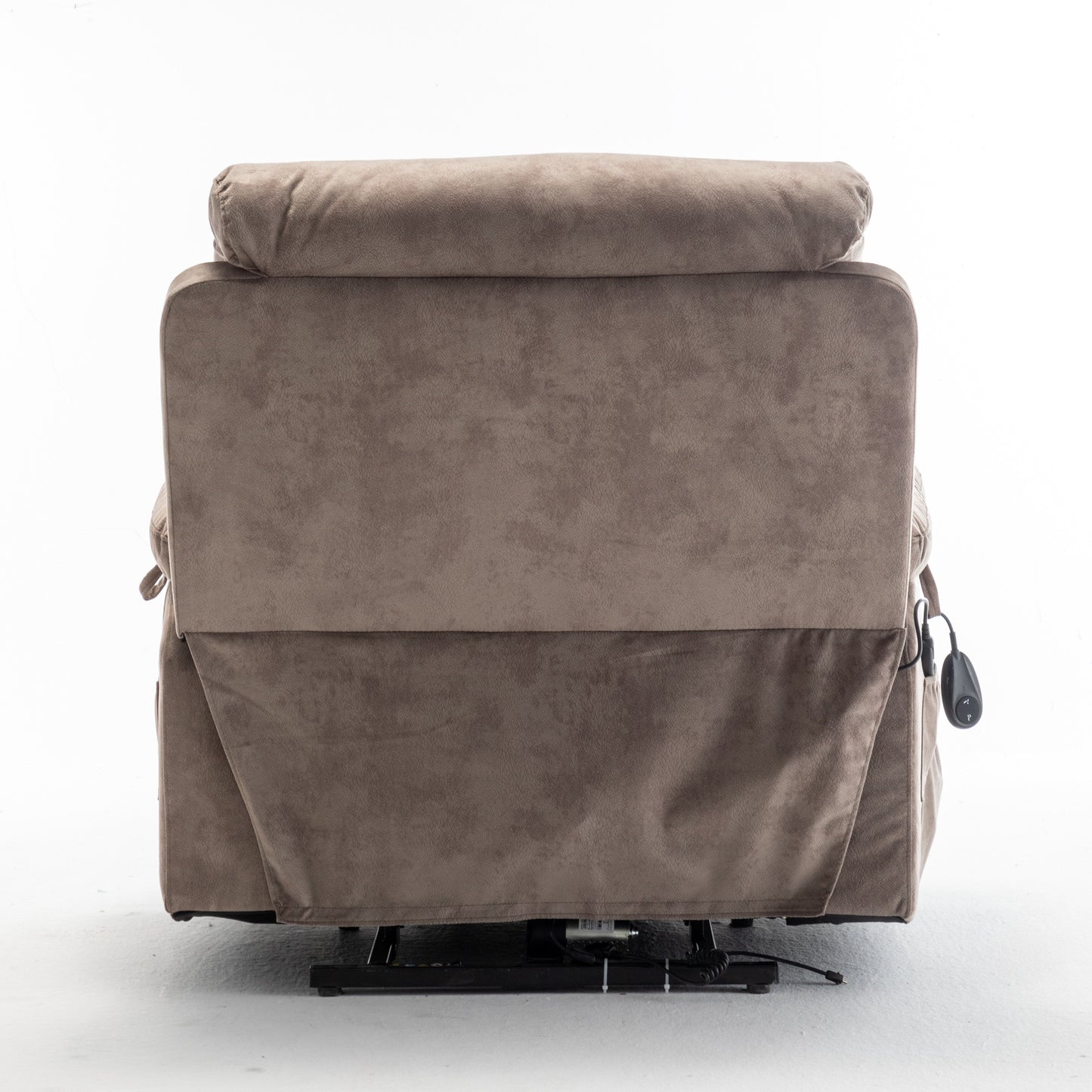 Fauteuil inclinable électrique avec moteur allemand, massage, chauffage, porte-gobelets en acier inoxydable et assemblage rapide