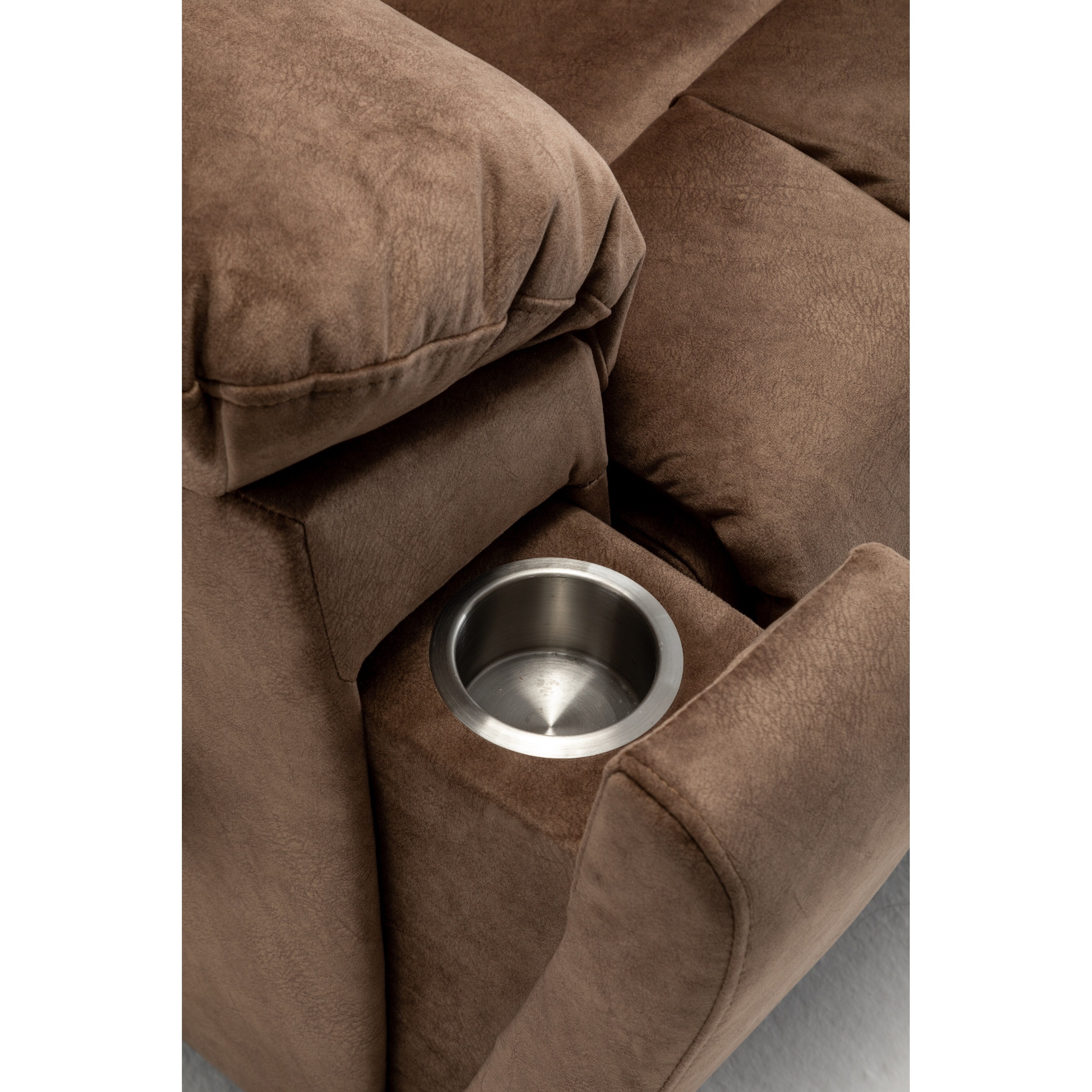 Fauteuil inclinable électrique avec moteur allemand, massage, chauffage, porte-gobelets en acier inoxydable et assemblage rapide