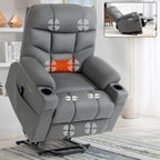 Fauteuil inclinable électrique avec massage, chauffage et ports USB
