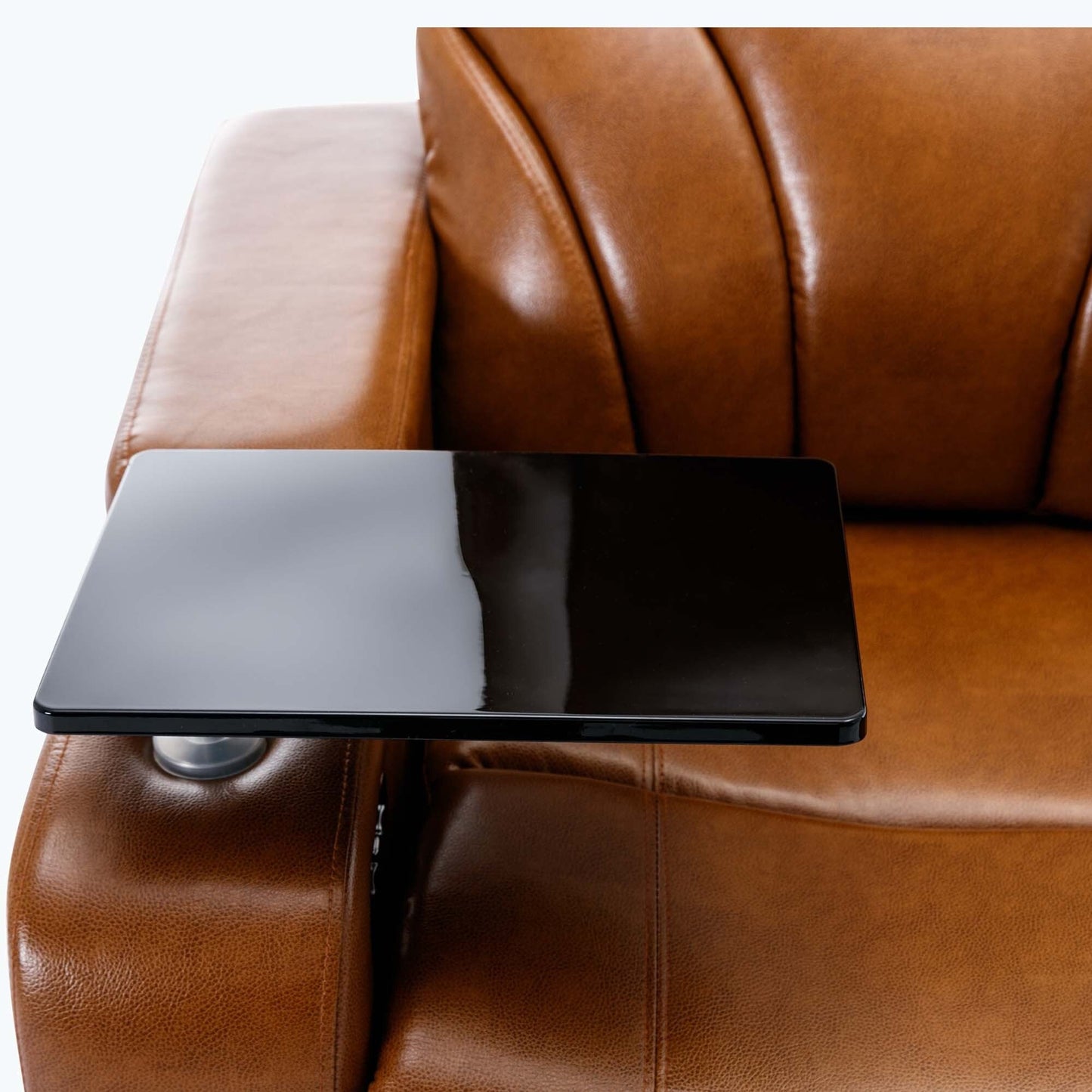 Fauteuil inclinable électrique avec port de chargement USB et rangement dissimulé des accoudoirs, avec porte-gobelet pratique et chaîne stéréo