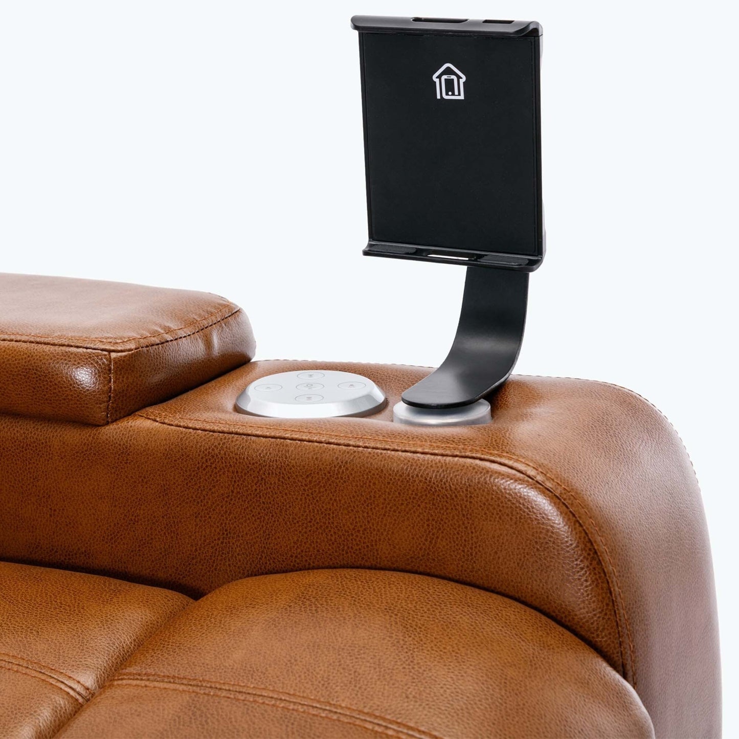 Fauteuil inclinable électrique avec port de chargement USB et rangement dissimulé des accoudoirs, avec porte-gobelet pratique et chaîne stéréo