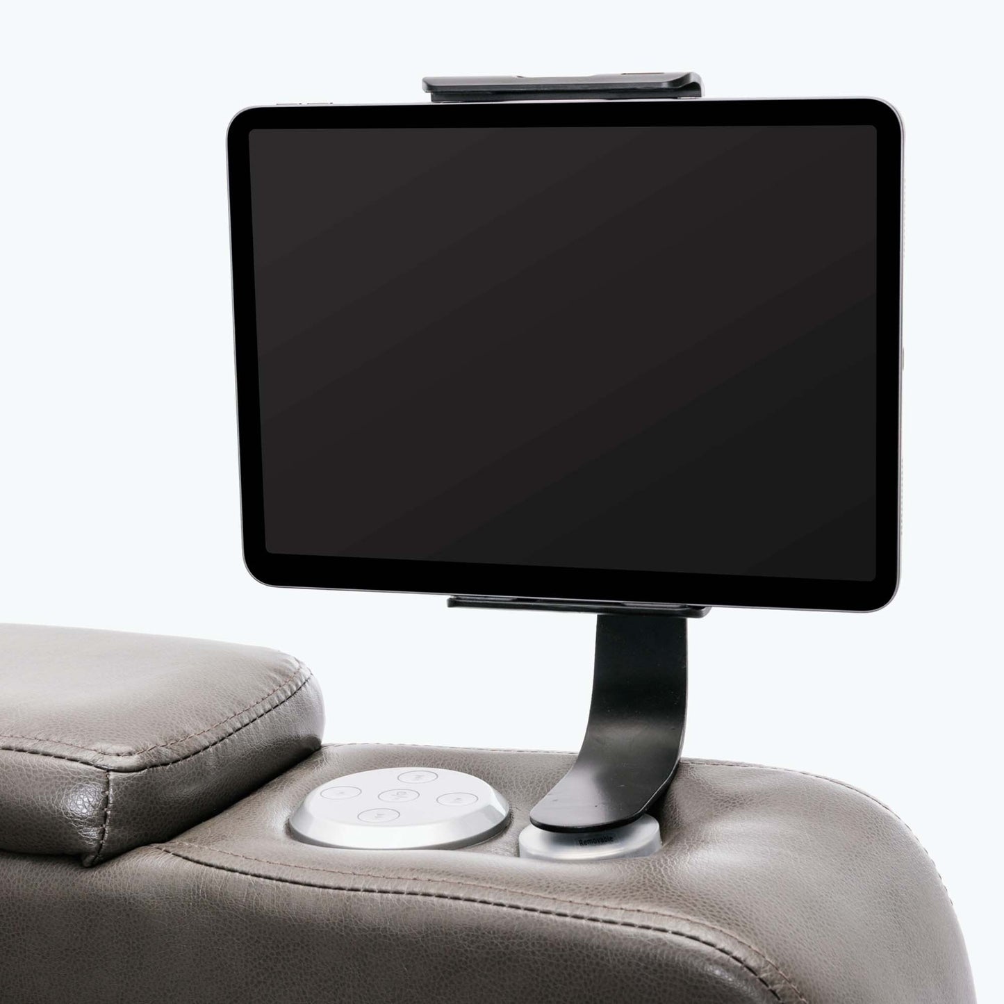 Fauteuil inclinable électrique avec port de chargement USB et rangement dissimulé des accoudoirs, avec porte-gobelet pratique et chaîne stéréo