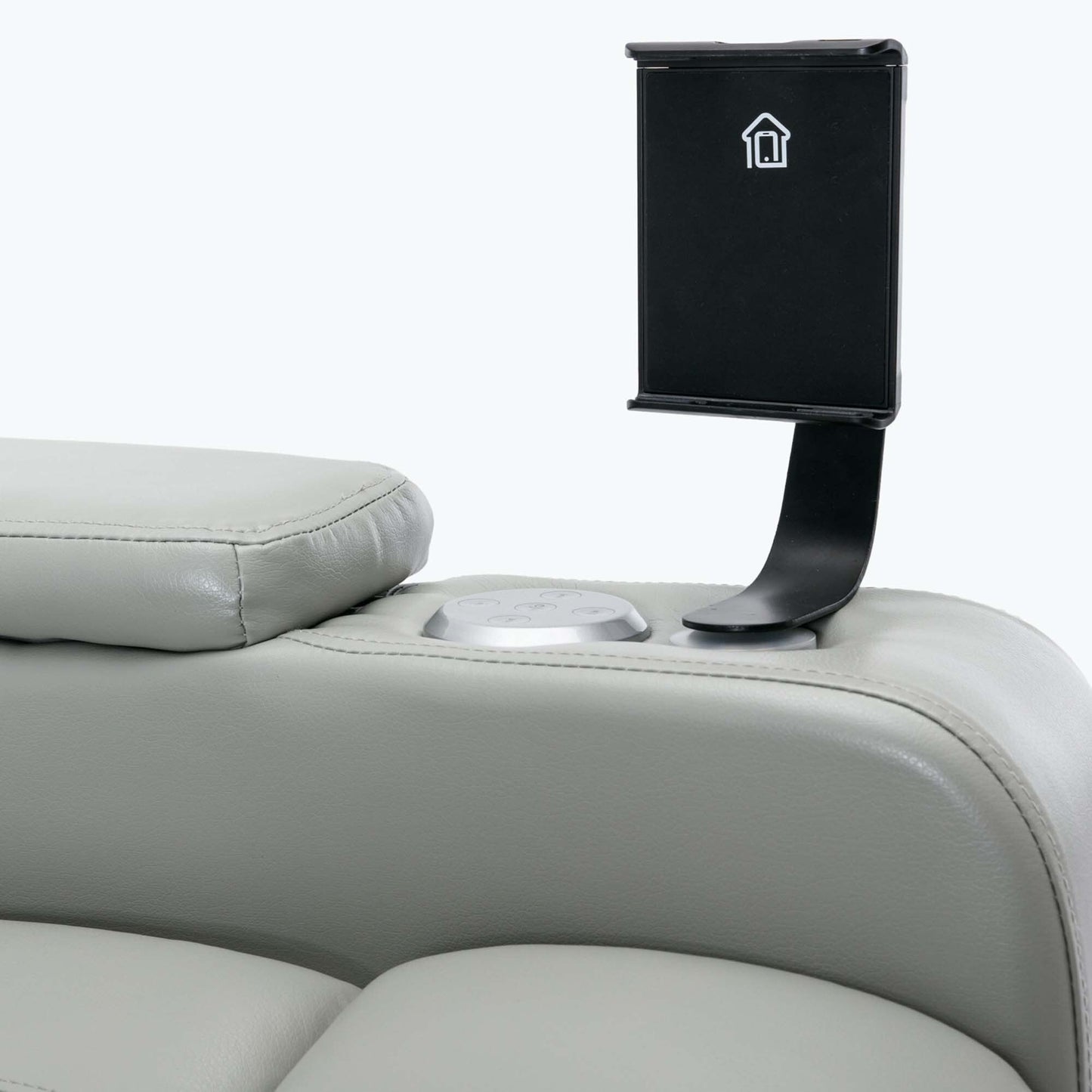 Fauteuil inclinable électrique avec port de chargement USB et rangement dissimulé des accoudoirs, avec porte-gobelet pratique et chaîne stéréo