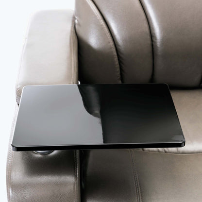 Fauteuil inclinable électrique avec port de chargement USB et rangement dissimulé des accoudoirs, avec porte-gobelet pratique et chaîne stéréo