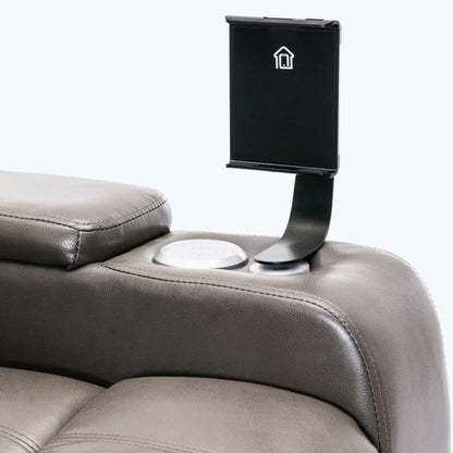 Fauteuil inclinable électrique avec port de chargement USB et rangement dissimulé des accoudoirs, avec porte-gobelet pratique et chaîne stéréo