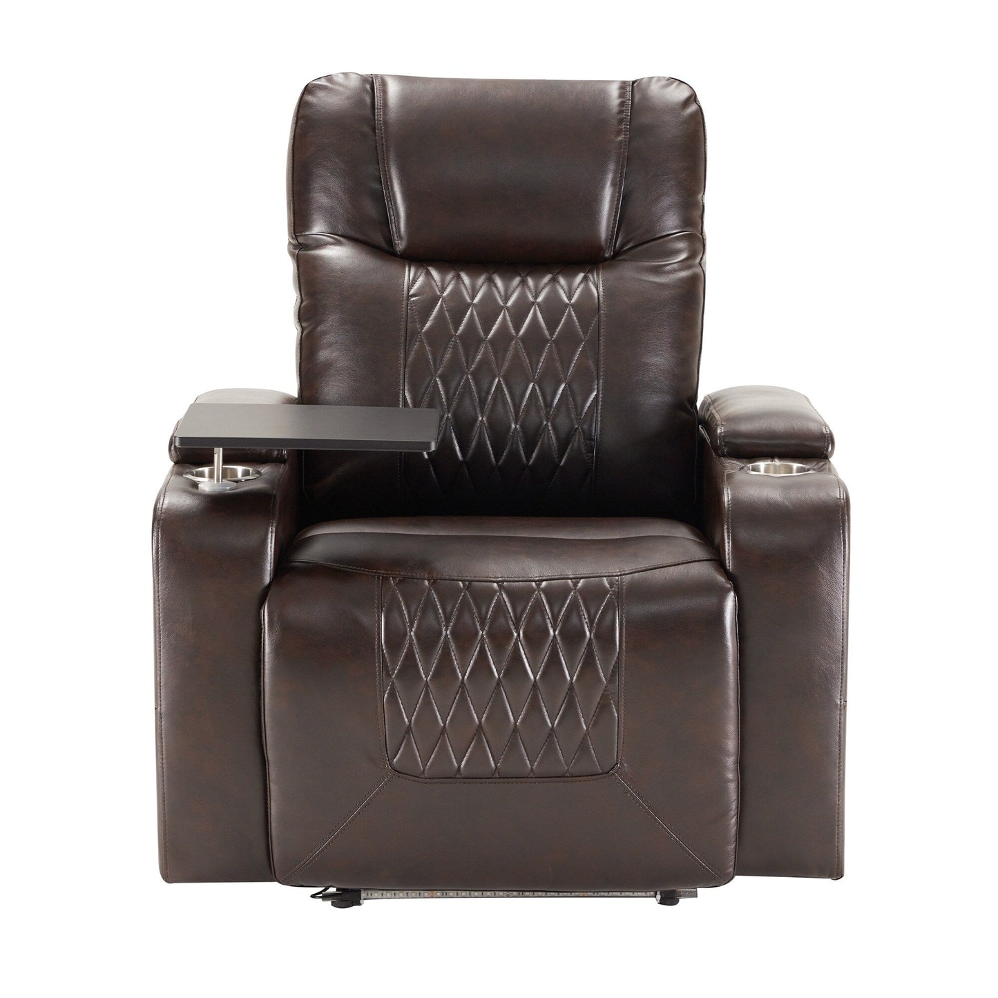 Fauteuil inclinable électrique avec port de chargement USB et rangement dissimulé des accoudoirs