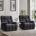 Fauteuil inclinable électrique surdimensionné, fauteuil inclinable extra large Zero Gravity pour salon avec port USB 43 x 39 x 43 cm