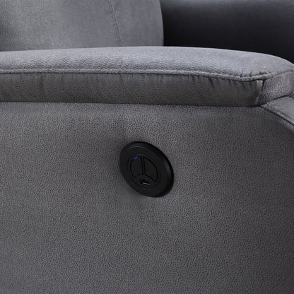 Fauteuil inclinable électrique avec port de charge USB, fauteuil inclinable simple pour salon ou chambre à coucher