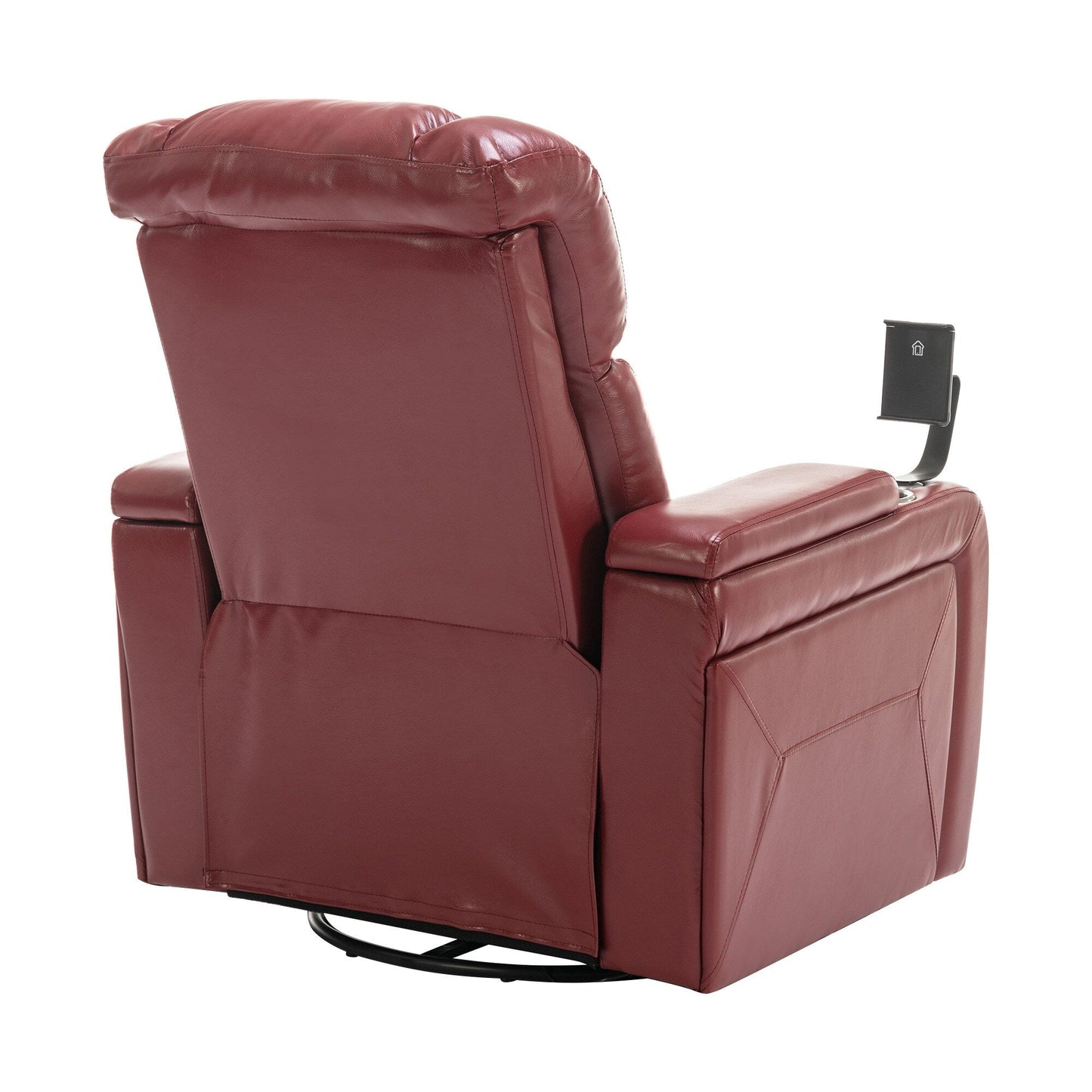 Fauteuil inclinable électrique pivotant à 270°, plateau, port USB et porte-gobelets