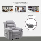 Fauteuil inclinable électrique avec fonction de massage réglable pour le salon