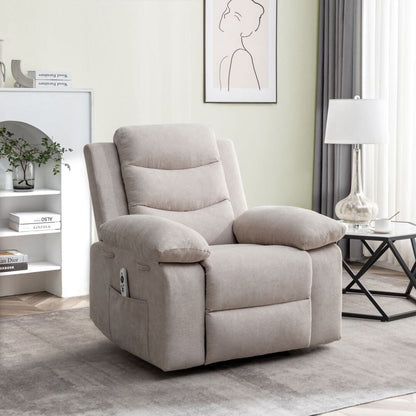 Fauteuil inclinable électrique avec fonction de massage réglable pour le salon
