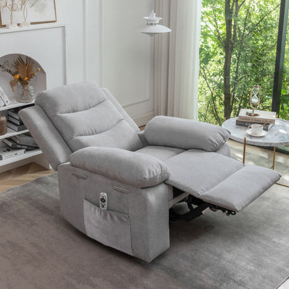 Fauteuil inclinable électrique avec fonction de massage réglable - 36,63 x 38,13 x 40,50