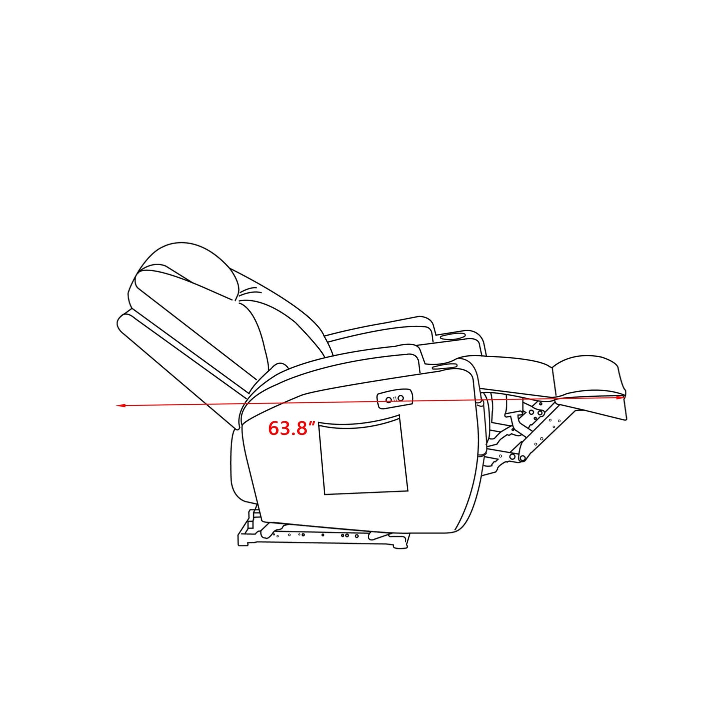 Fauteuil inclinable électrique