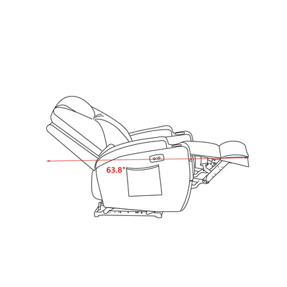 Fauteuil inclinable électrique