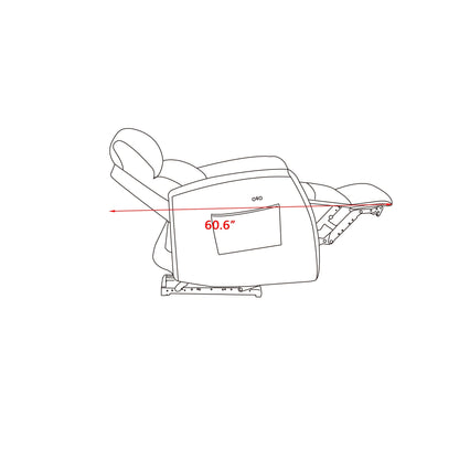 Fauteuil inclinable électrique
