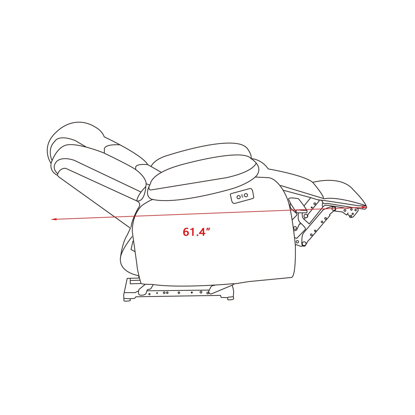 Fauteuil inclinable électrique