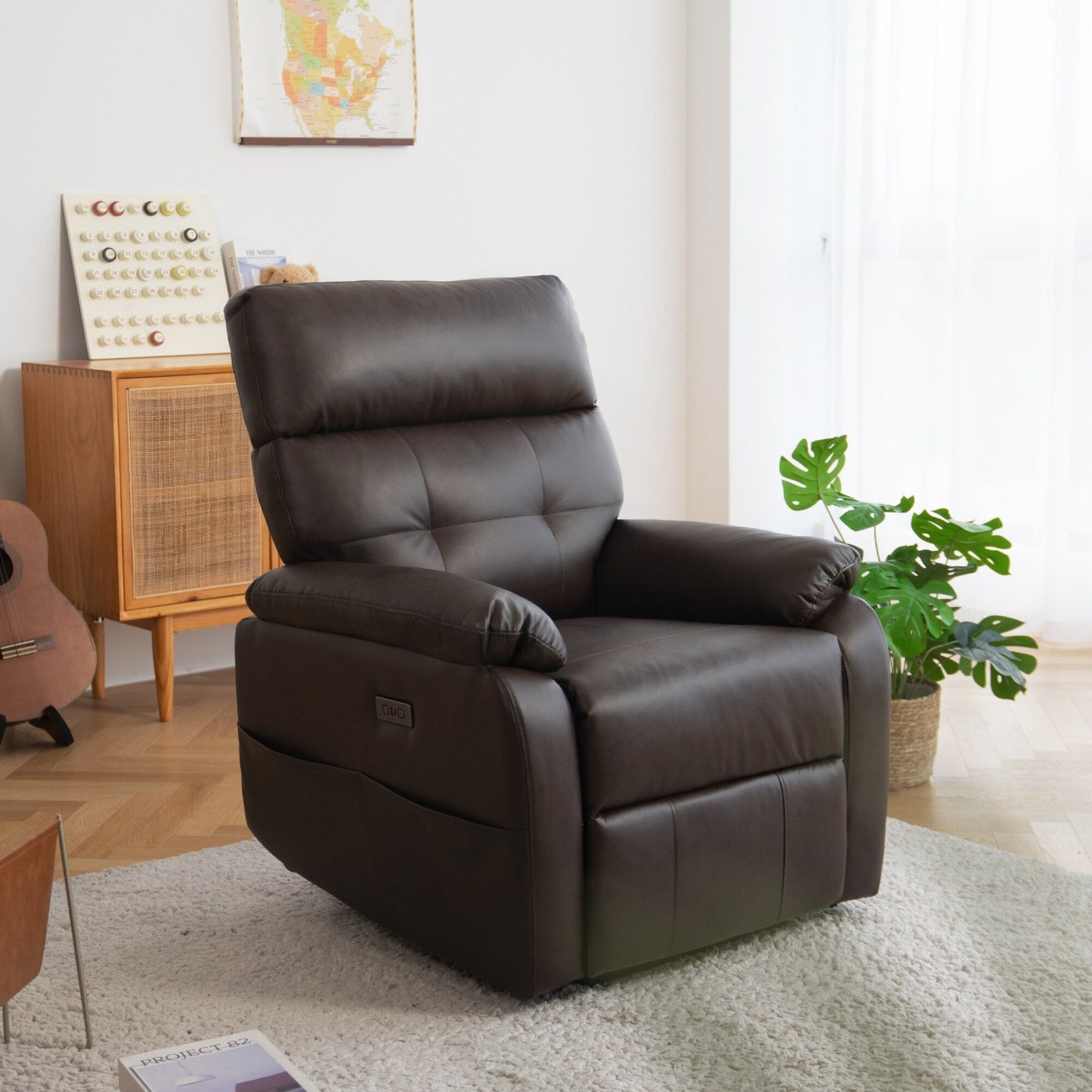 Fauteuil inclinable pivotant et électrique