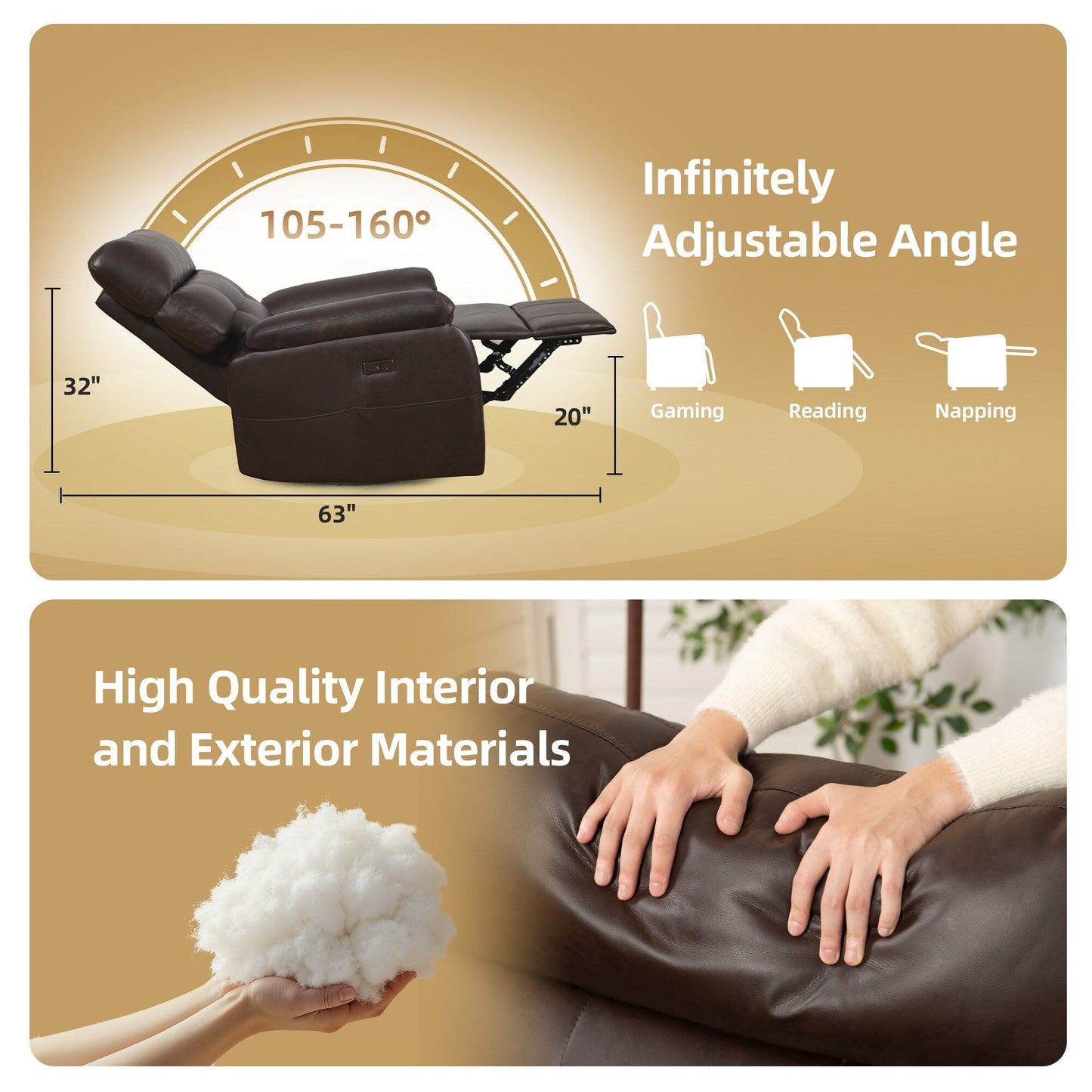 Fauteuil inclinable Power Zero Gravity