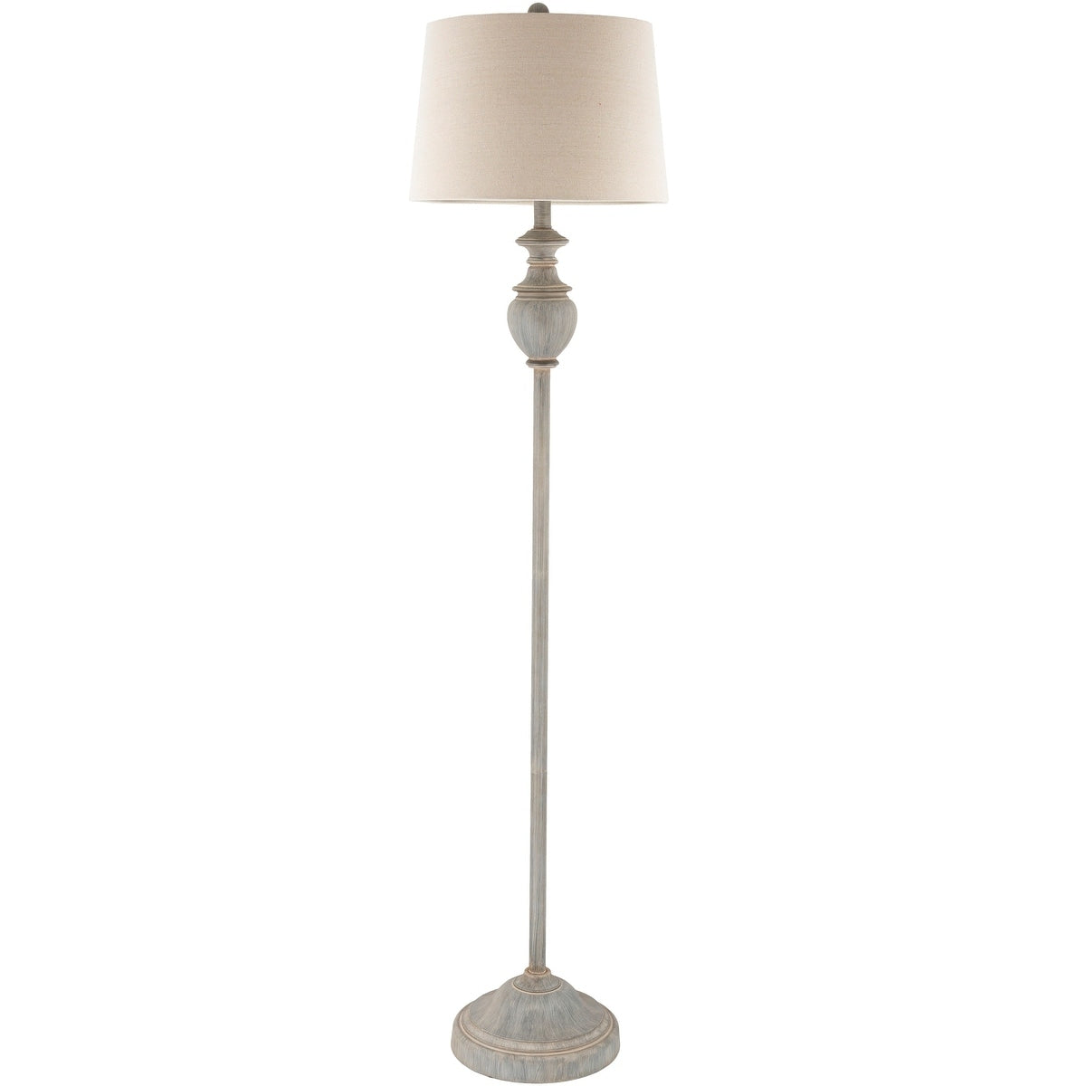 Lampadaire traditionnel Pragya, finition main - 59H x 15L x 15P