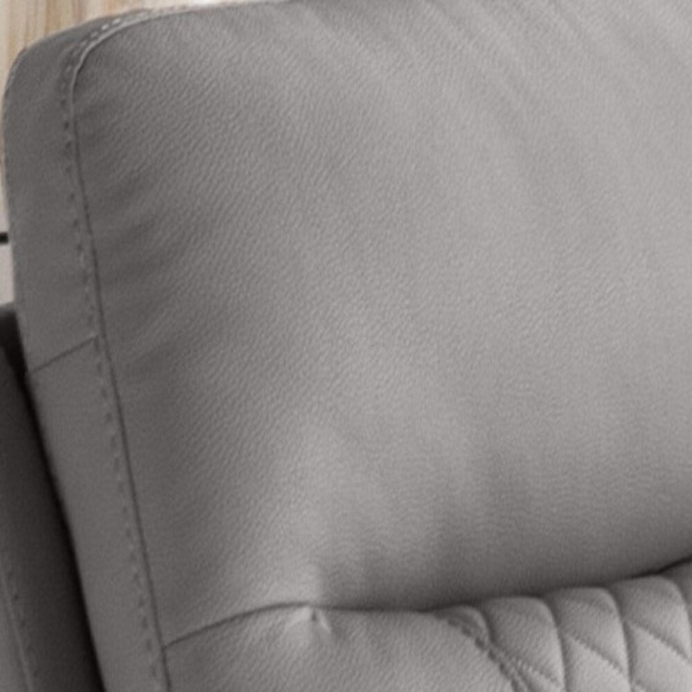 Fauteuil inclinable confort haut de gamme avec inclinaison manuelle, similicuir durable