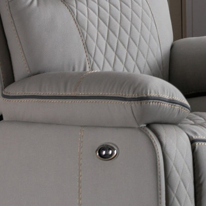Fauteuil inclinable confort haut de gamme avec inclinaison manuelle, similicuir durable