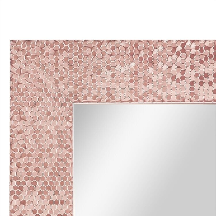 Miroir vertical pleine longueur à motif mosaïque haut de gamme - Miroir d'habillage complet sur pied, incliné ou autoportant