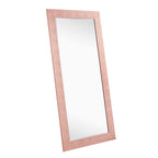 Miroir vertical pleine longueur à motif mosaïque haut de gamme - Miroir d'habillage complet sur pied, incliné ou autoportant