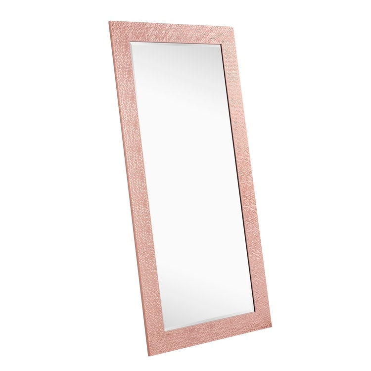 Miroir vertical pleine longueur à motif mosaïque haut de gamme - Miroir d'habillage complet sur pied, incliné ou autoportant
