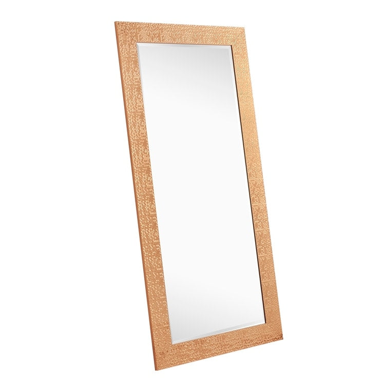 Miroir vertical pleine longueur à motif mosaïque haut de gamme - Miroir d'habillage complet sur pied, incliné ou autoportant