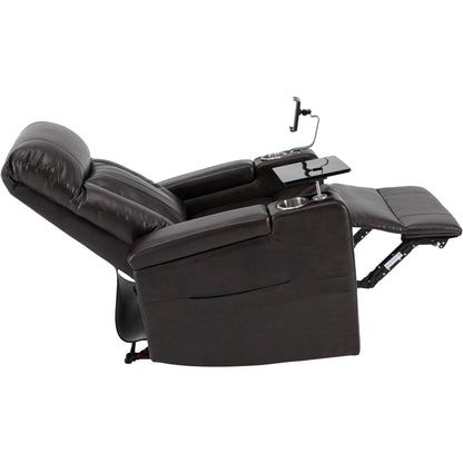 Fauteuil inclinable électrique haut de gamme avec accoudoirs de rangement