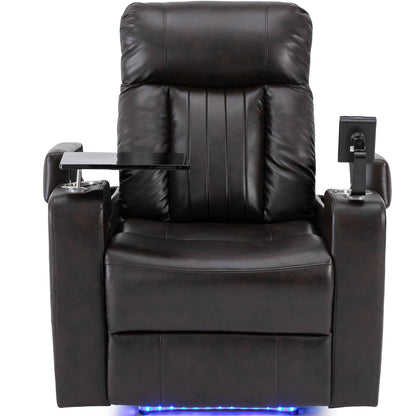 Fauteuil inclinable électrique haut de gamme avec accoudoirs de rangement