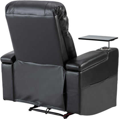 Fauteuil inclinable électrique haut de gamme avec accoudoirs de rangement