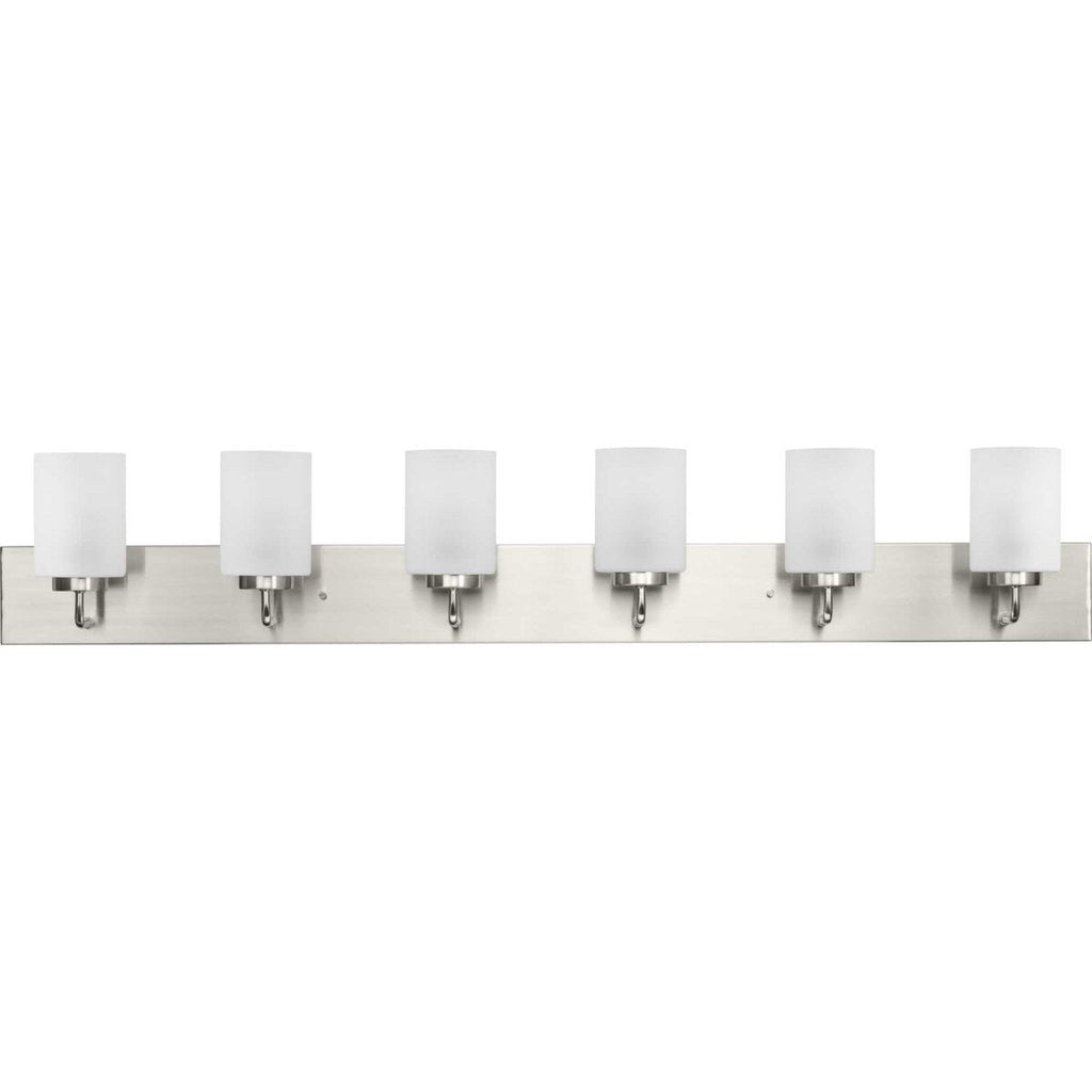 Luminaire de vanité large à 6 lampes Merry P300421 de Progress Lighting