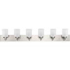 Luminaire de vanité large à 6 lampes Merry P300421 de Progress Lighting