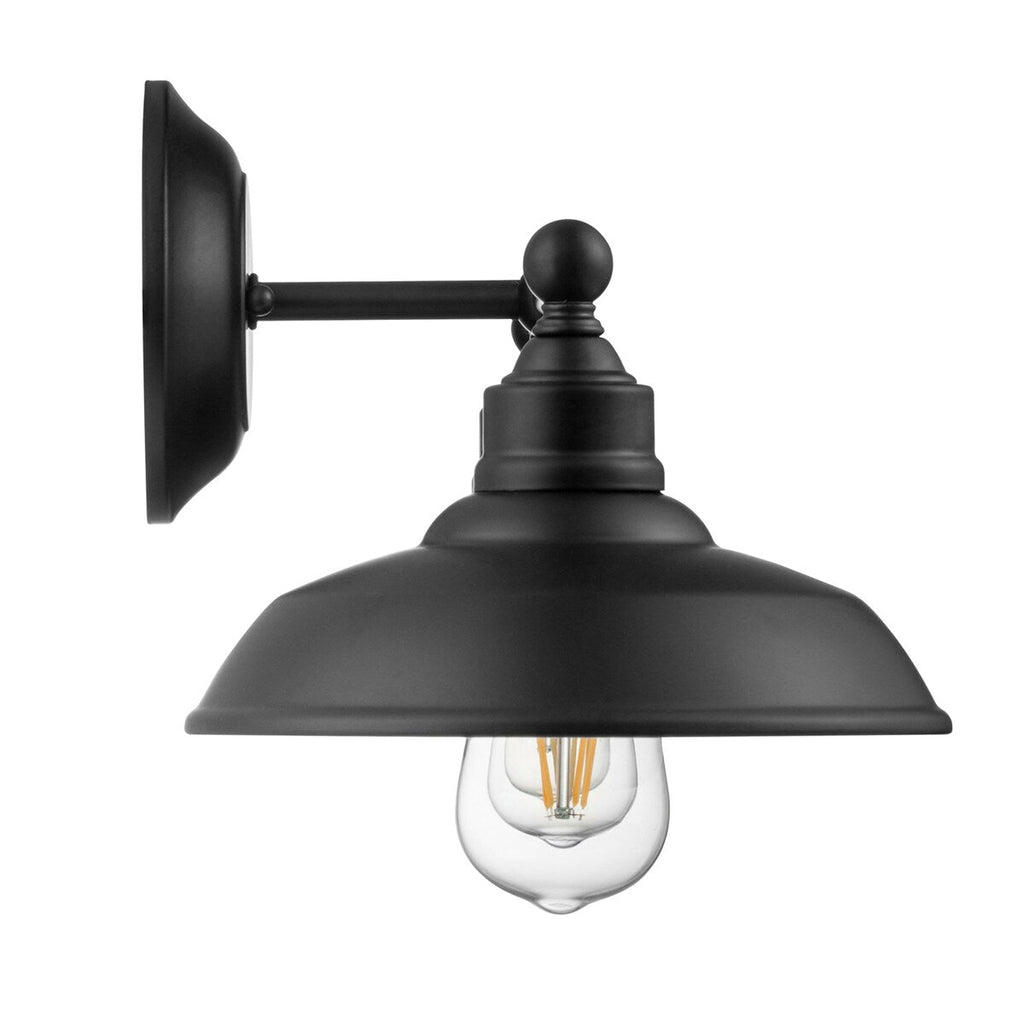 Prominence Home Lyndan, Luminaire d'intérieur pour meuble-lavabo et salle de bain, finitions noir mat et nickel brossé - 3 lumières