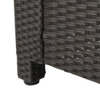 Fauteuil club d'extérieur Puerta en osier avec coussins (lot de 2) par Christopher Knight Home