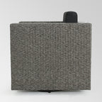 Fauteuil club pivotant d'extérieur en osier Puerta par Christopher Knight Home