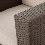 Fauteuil club pivotant d'extérieur en osier Puerta par Christopher Knight Home