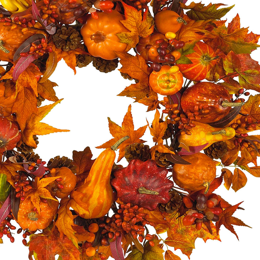 Couronne de récolte de citrouilles