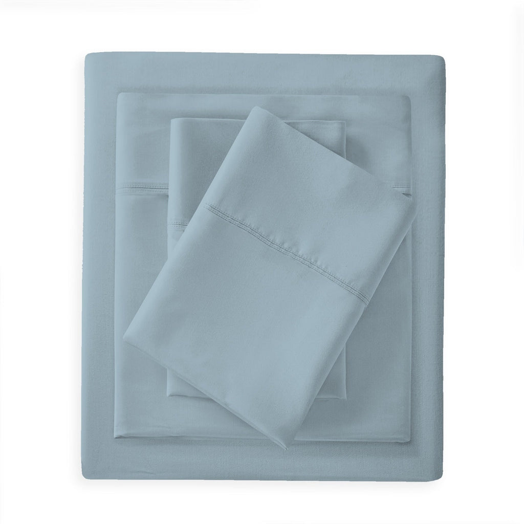 Parure de draps Purity Home en percale 100 % coton biologique 300 fils au pouce carré